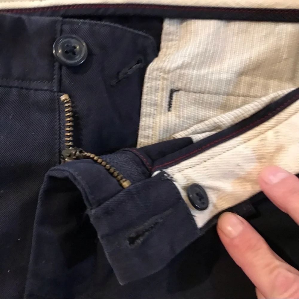 🚤J CREW Navy Blue Khakis